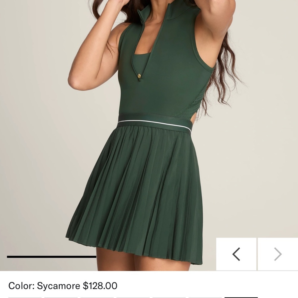 Wilson Sycamore Green Mini Dress with Wilson Ball Shorts